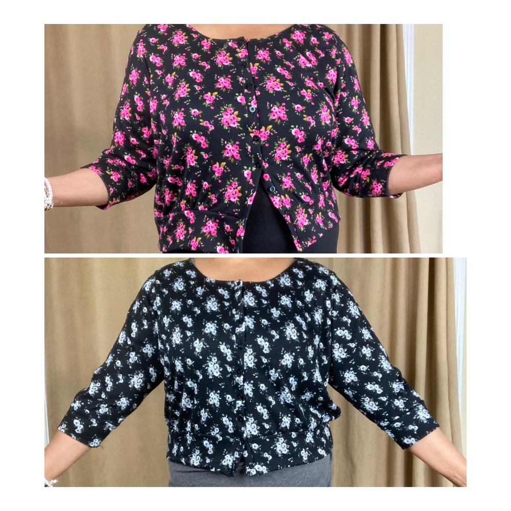 2 for 1! SWAK Cropped Cardigan Sweaters Size 1X NWT